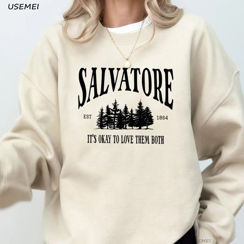 Salvatore Brothers Damon Salvatore 1864 Crewneck Sweatshirt