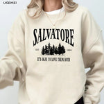 Salvatore Brothers Damon Salvatore 1864 Crewneck Sweatshirt