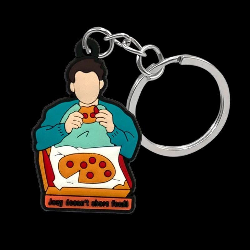 1PCS New Keychain Classic Old Friends Key Chain