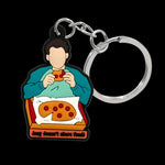 1PCS New Keychain Classic Old Friends Key Chain