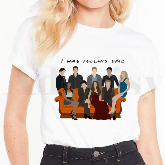 The Vampire Diaries Short Sleeve Female Tops Tees