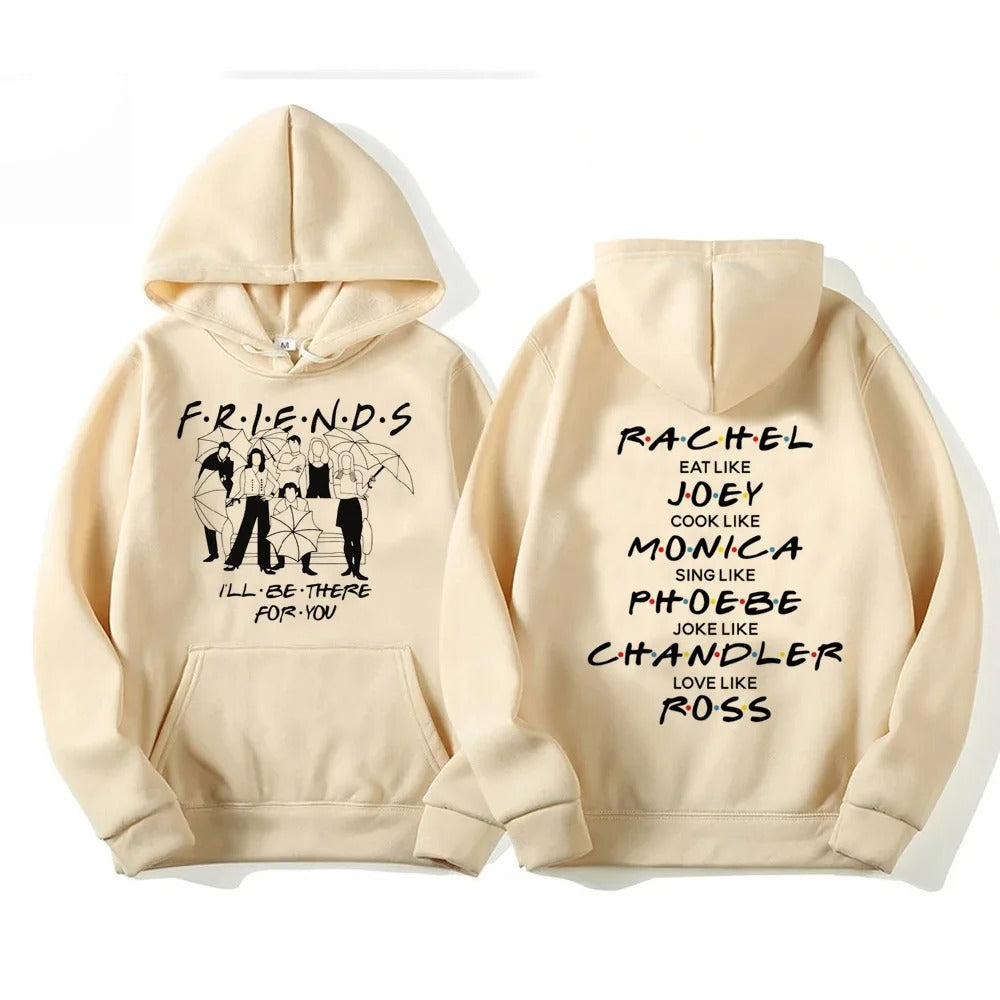 Friends Hoodie Trendy Retro  Sweatshirt