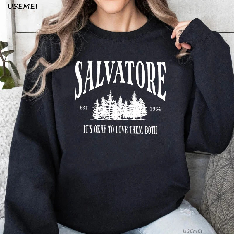 Salvatore Brothers Damon Salvatore 1864 Crewneck Sweatshirt