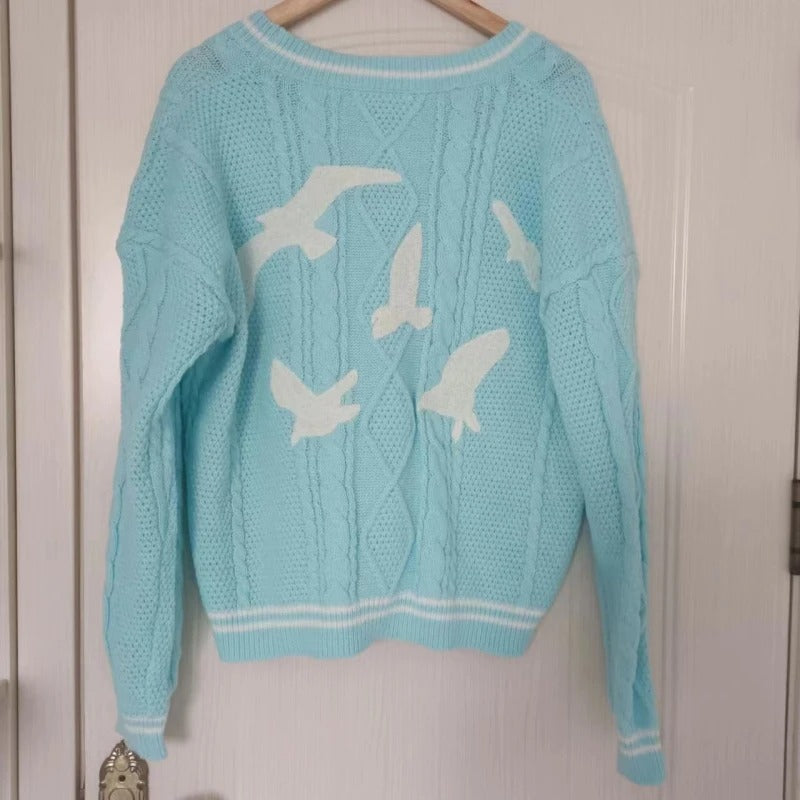 1989 Women's Cardigan Bird Embroidery Taylor Swift Sweater