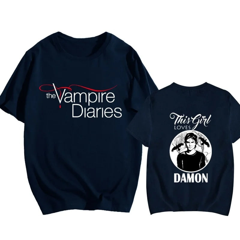 The Vampire Diaries  Casual Loose T-shirt