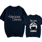 The Vampire Diaries  Casual Loose T-shirt