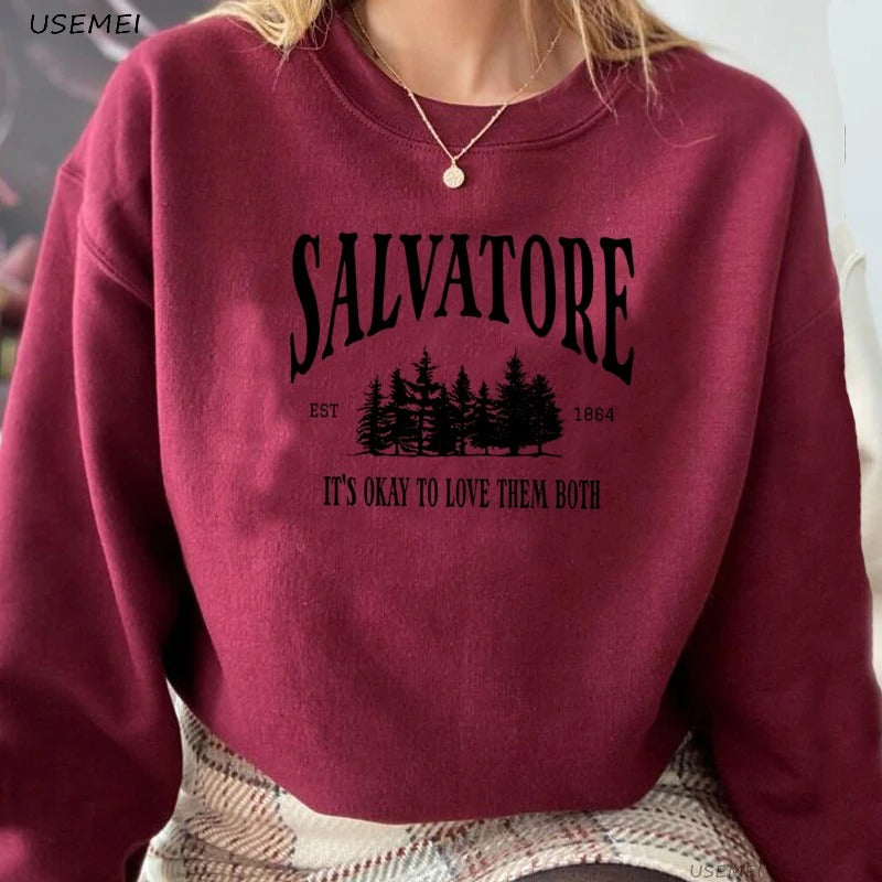 Salvatore Brothers Damon Salvatore 1864 Crewneck Sweatshirt