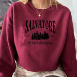 Salvatore Brothers Damon Salvatore 1864 Crewneck Sweatshirt