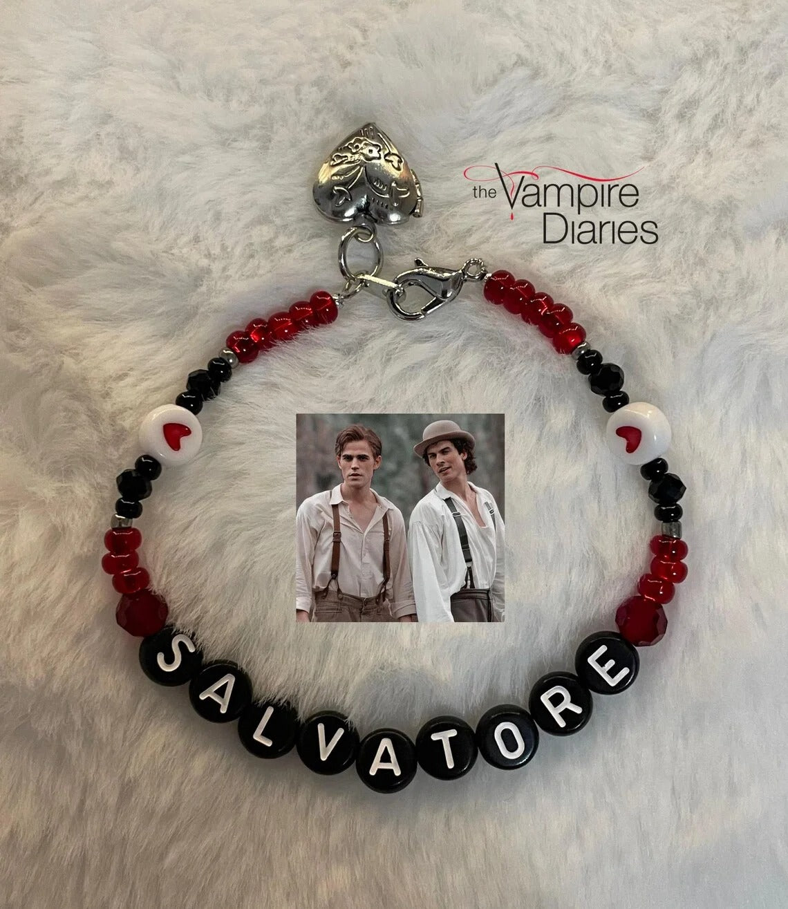Damon, Stefan Salvatore, Klaus, Elijah inspired beaded bracelets