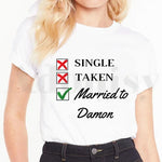 The Vampire Diaries Short Sleeve Female Tops Tees