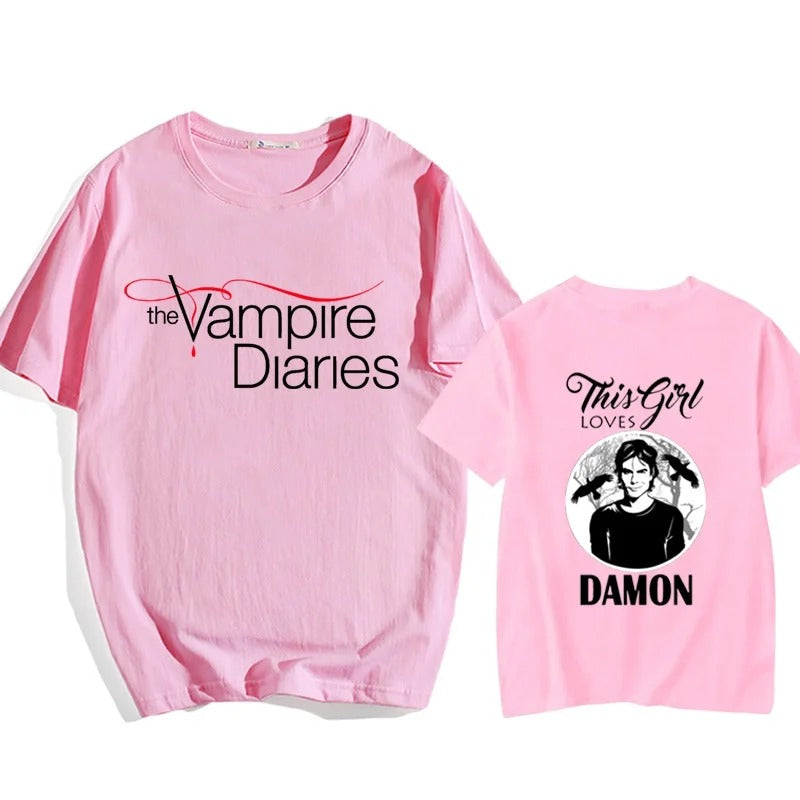 The Vampire Diaries  Casual Loose T-shirt