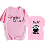 The Vampire Diaries  Casual Loose T-shirt