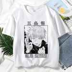 Gojo Satoru Print Graphic T Shirts Unisex Harajuku Fashion