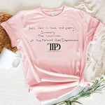 All’s Fair in Love and Poetry T-shirts