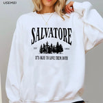 Salvatore Brothers Damon Salvatore 1864 Crewneck Sweatshirt