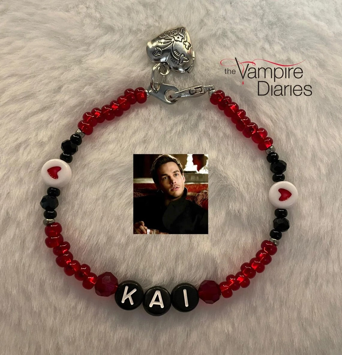 Damon, Stefan Salvatore, Klaus, Elijah inspired beaded bracelets
