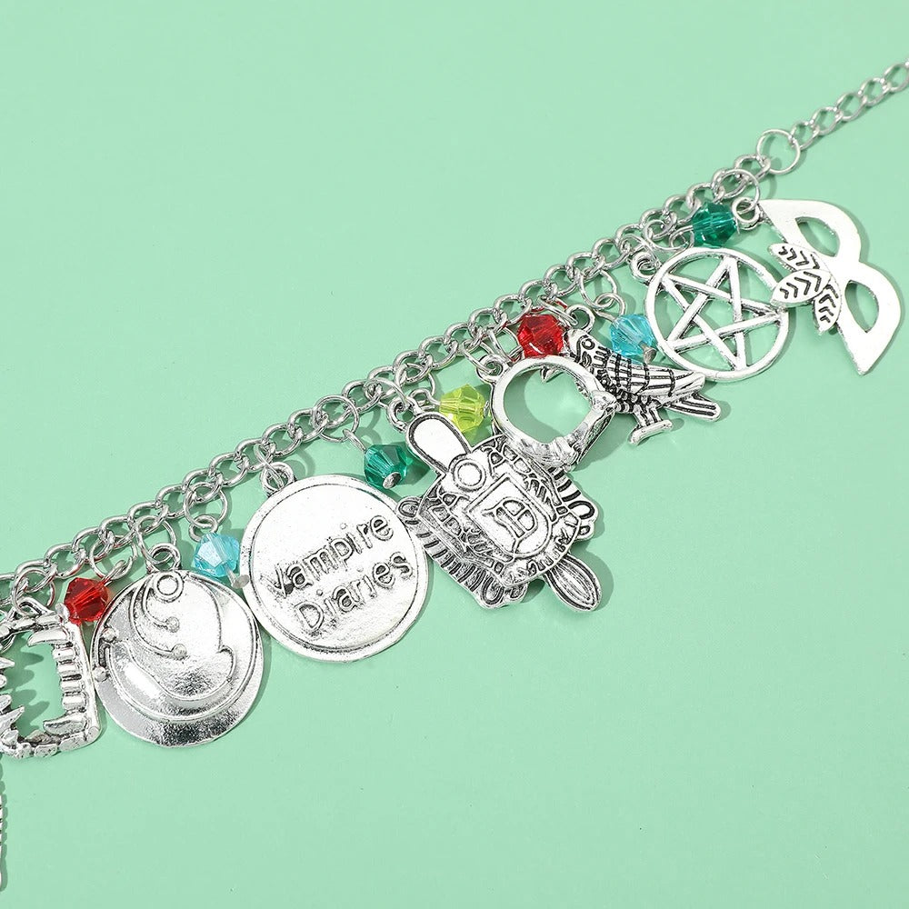 The Vampire Diaries Pendants Bangle Bracelet