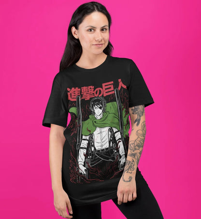 Hange Zoe Attack on Titan Anime Tee Shirt