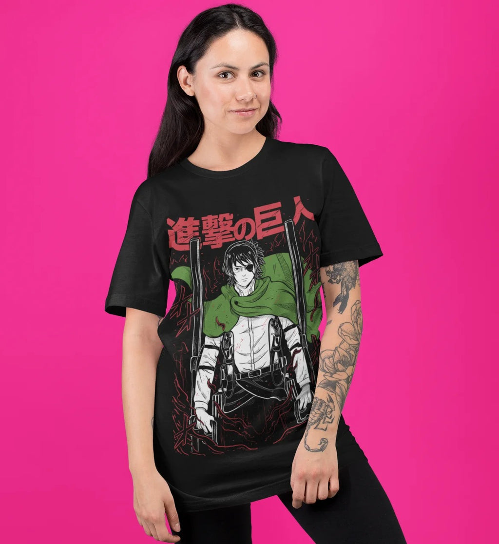 Hange Zoe Attack on Titan Anime Tee Shirt
