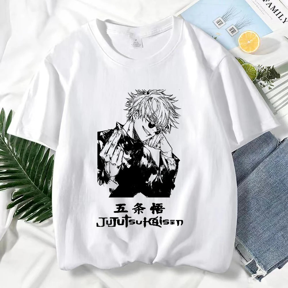 Gojo Satoru Print Graphic T Shirts Unisex Harajuku Fashion