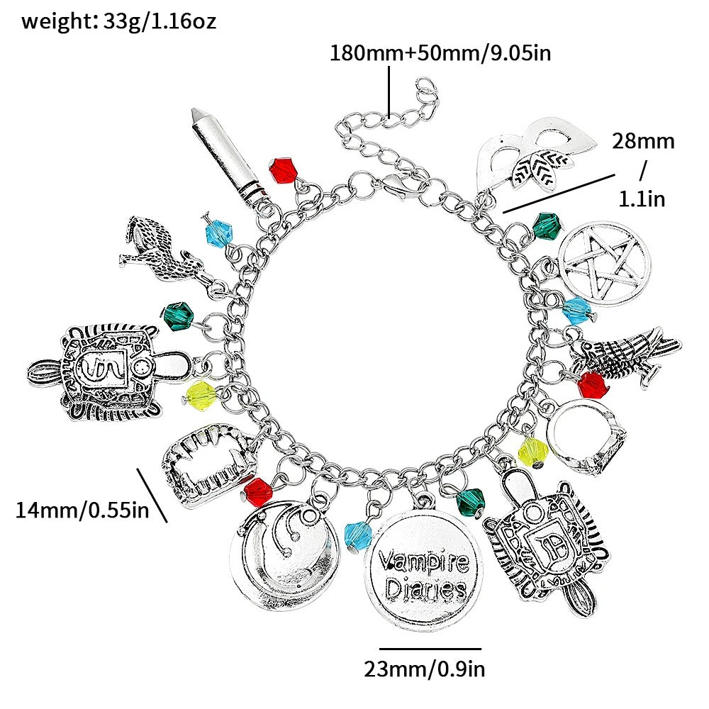 The Vampire Diaries Pendants Bangle Bracelet