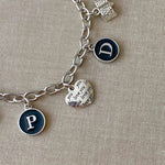 Taylor Swift The Tortured Poets Department Album Inspired Antique Silvery Charm Bracelet