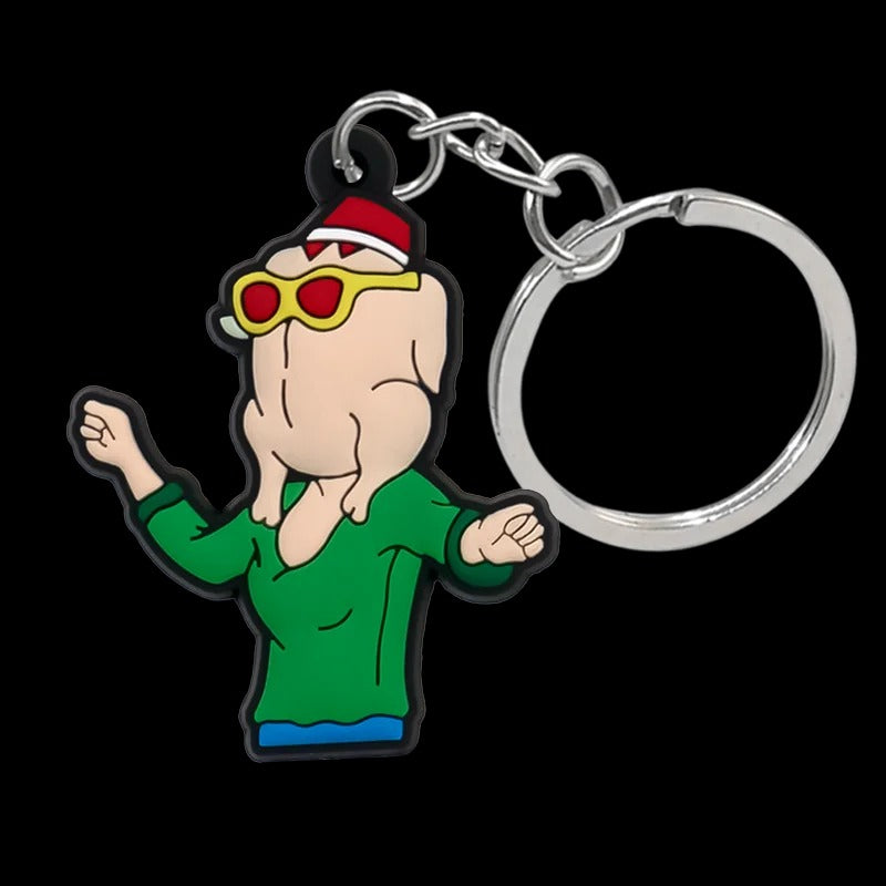 1PCS New Keychain Classic Old Friends Key Chain