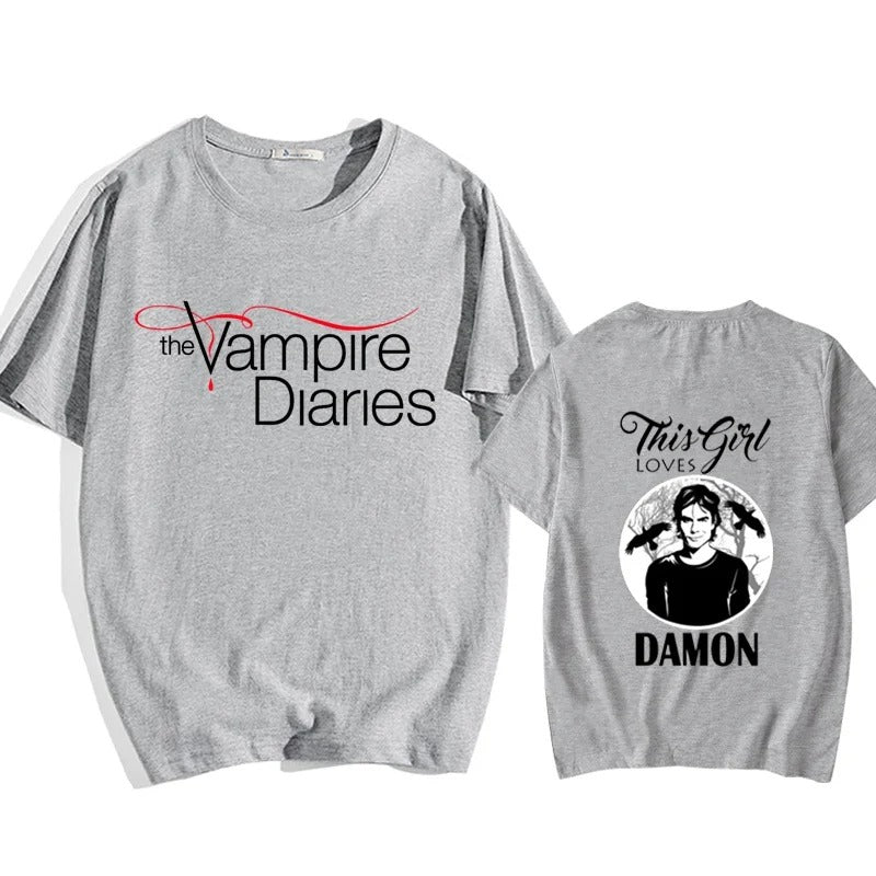 The Vampire Diaries  Casual Loose T-shirt