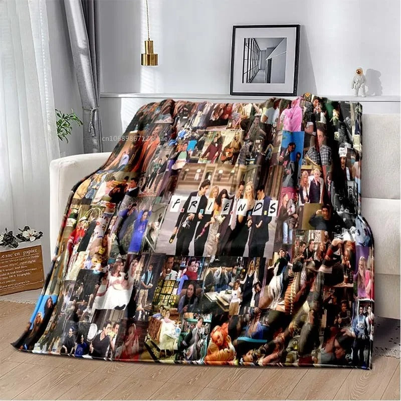 Friends Classic TV Series Blanket Character Pattern