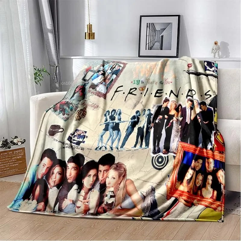 Friends Classic TV Series Blanket Character Pattern