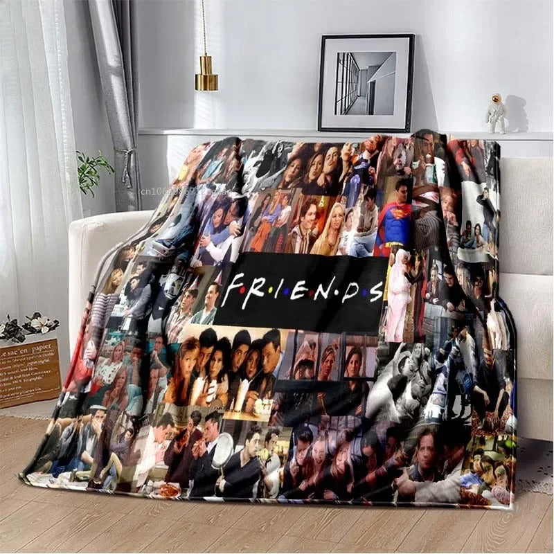 Friends Classic TV Series Blanket Character Pattern