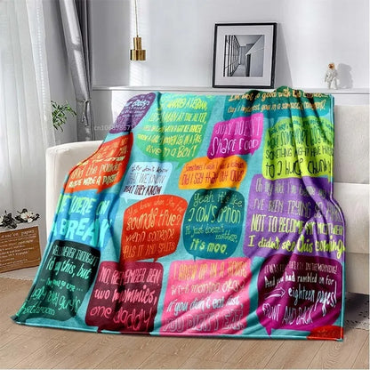 Friends Classic TV Series Blanket Character Pattern