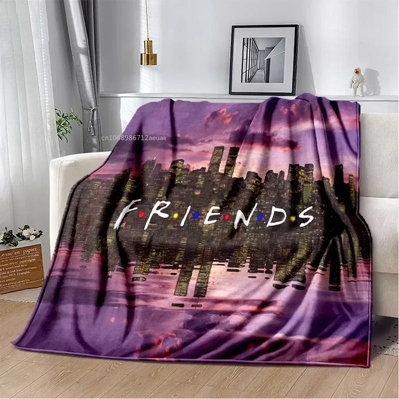 Friends Classic TV Series Blanket Character Pattern