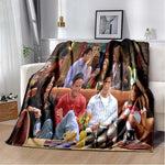 Friends Classic TV Series Blanket Character Pattern