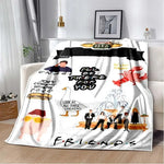 Friends Classic TV Series Blanket Character Pattern
