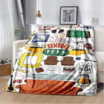 Friends Classic TV Series Blanket Character Pattern