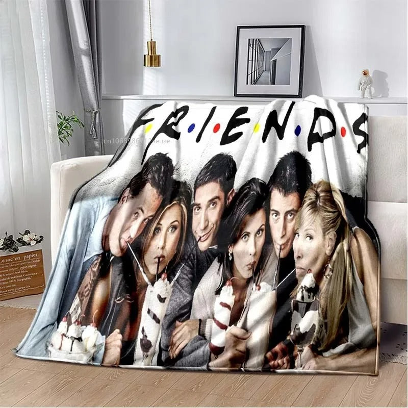 Friends Classic TV Series Blanket Character Pattern