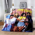 Friends Classic TV Series Blanket Character Pattern